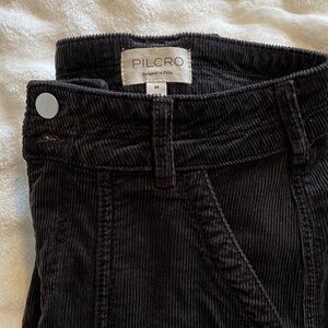 Anthropologie Black Corduroy Pants